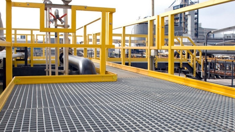 Решетчатый настил для объектов с ограниченным доступом к обслуживанию